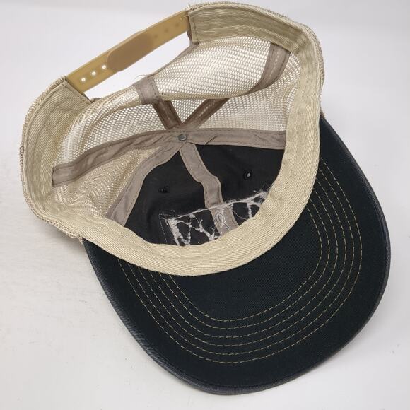 Georgia Boot Snapback Mesh Back Trucker Hat Black One Size Adjustable - Picture 7 of 8